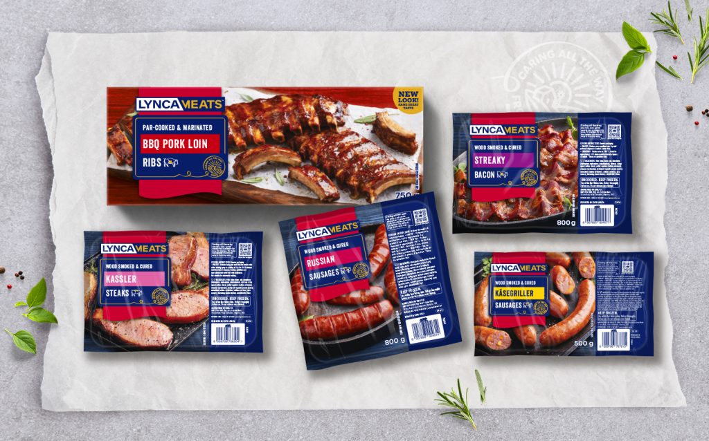 Lynca Meats branding and packaging overview